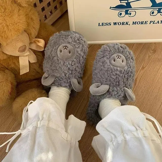 Winter Indoor Home Couple Slippers - Miss Slipper