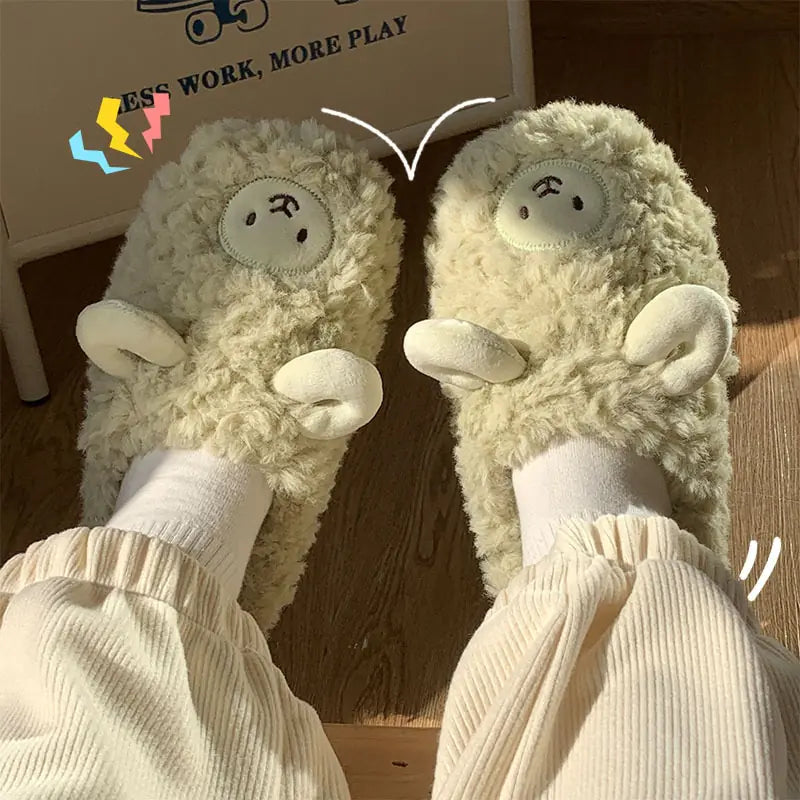 Winter Indoor Home Couple Slippers - Miss Slipper