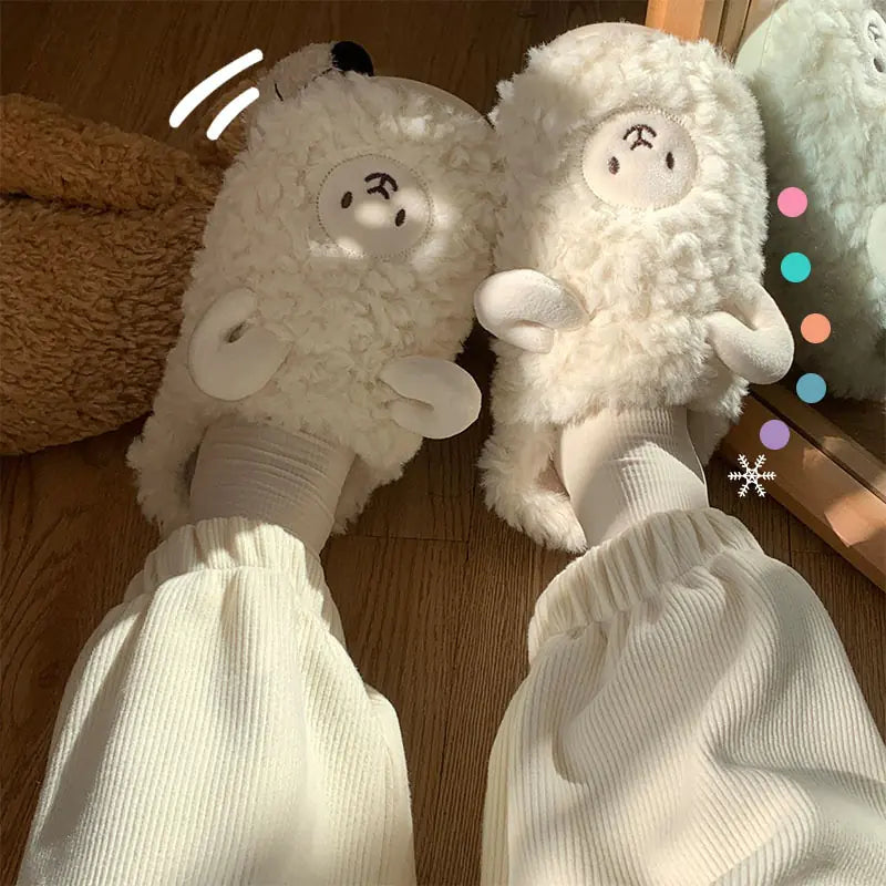 Winter Indoor Home Couple Slippers - Miss Slipper